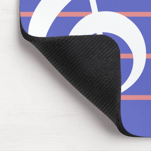 Treble Clef Mouse Pad Mousepad (Ecke)