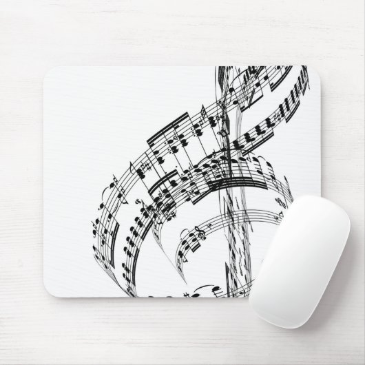 Treble Clef Mousepad (Mit Mouse)