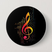 Treble Clef Music Button (Vorderseite)