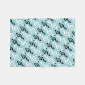 Treble Clef Music Gift Musician Teacher Band Fleecedecke (Vorderseite (Horizontal))