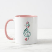 Treble Clef Music Gift Musician Teacher Band Tasse (Links)
