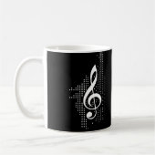 Treble Clef Music Kaffeetasse (Links)
