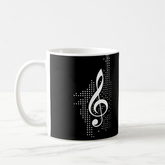 Treble Clef Music Kaffeetasse (Links)