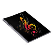 Treble Clef Music Notizblock (Rechte Seite)