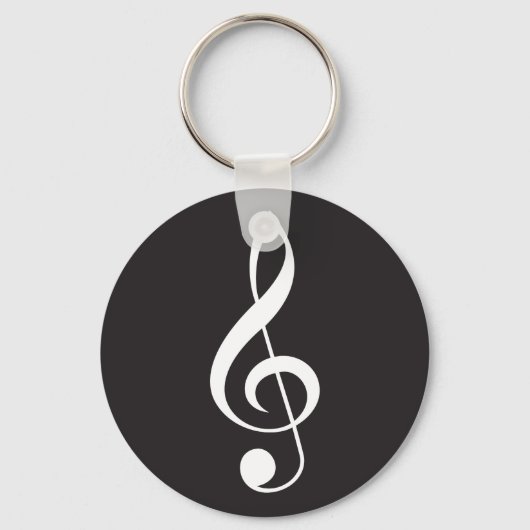 Treble Clef Music Schlüsselanhänger Gift (Vorderseite)
