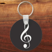Treble Clef Music Schlüsselanhänger Gift (Vorderseite)