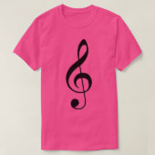Treble Clef Music T-Shirt (Design vorne)
