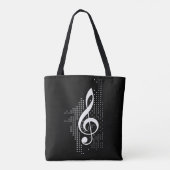 Treble Clef Music Tasche (Rückseite)
