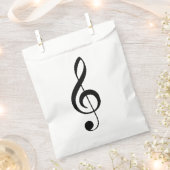 Treble Clef Musical Favor Bag Geschenktütchen (Ausgeschnitten)