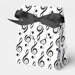 Treble Clef Musical Favor Box Geschenkschachtel