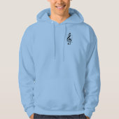 Treble Clef Musical Note Hoodie (Vorderseite)