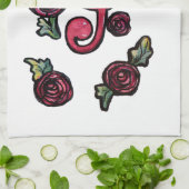 Treble Clef Musiklehrerin Art Geschirrtuch (Gefaltet)