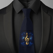 Treble Clef Necktie Krawatte
