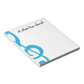 Treble Clef Notizblock (angewinkelt)