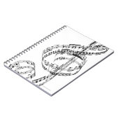 Treble Clef Notizblock (Linke Seite)