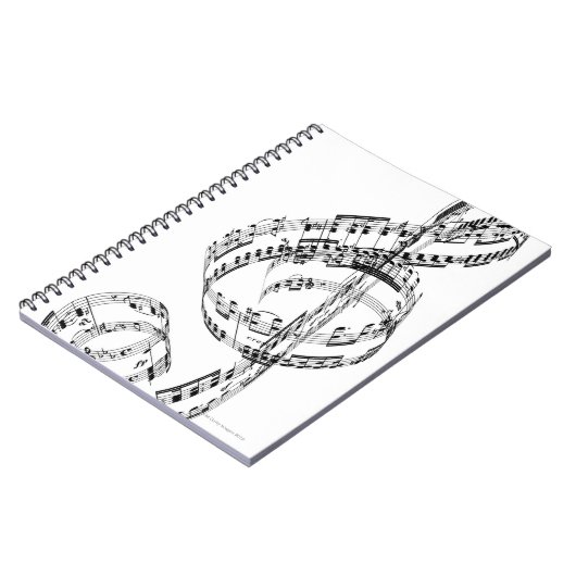 Treble Clef Notizblock (Linke Seite)