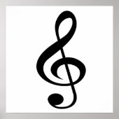 Treble Clef Poster (Vorne)