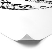 Treble Clef Poster (Ecke)