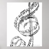 Treble Clef Poster (Vorne)