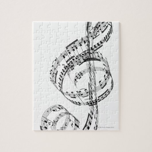 Treble Clef Puzzle (Vertikal)