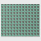 Treble Clef Quatrefolienmuster Geschenkpapier (Flach)