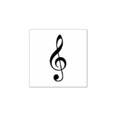Treble Clef Rubber Briefmarke Gummistempel (Prägung)