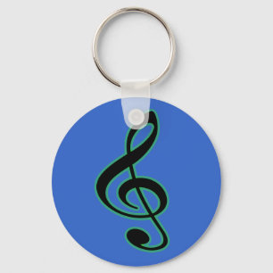 Treble Clef Schlüsselanhänger