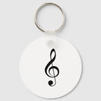 Treble Clef Schlüsselanhänger