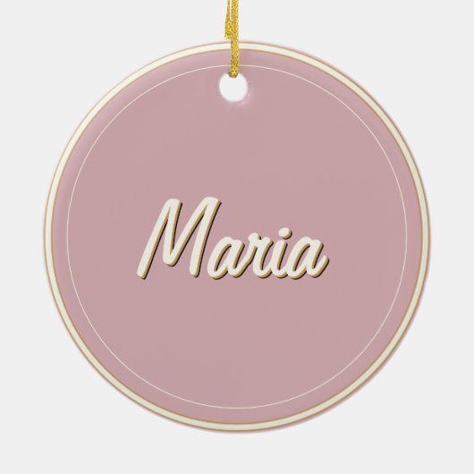 Treble Clef Snowflake Keramik Ornament (Hinten)