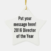 Treble Clef Star | Musiker Keramikornament (Hinten)