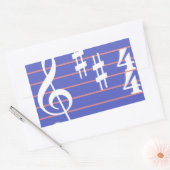Treble Clef Sticker (Umschlag)