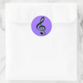 Treble Clef Sticker (Tasche)
