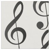 Treble Clef Stoff (Nahaufnahme)