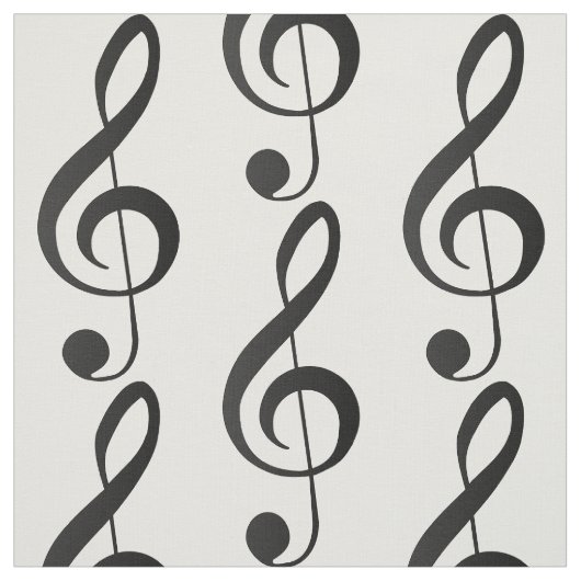 Treble Clef Stoff (Muster)