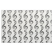Treble Clef Stoff (Fat Quarter (45,7 x 55,9 cm))