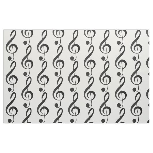 Treble Clef Stoff (Fat Quarter (45,7 x 55,9 cm))