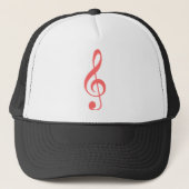 Treble Clef Truckerkappe (Vorderseite)