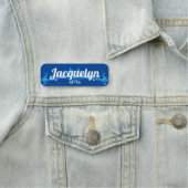 Treble Clef und Name der Musik des Personals Namensschild (Beispiel)