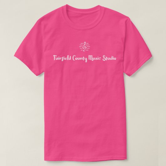 Treble Clef White TShirt (Design vorne)