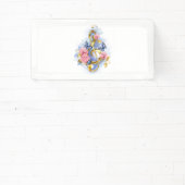 Treble clef with Pink Roses Banner (InSitu)