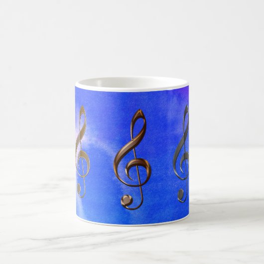 Treble Cleff Music-Lover-Tasse Kaffeetasse (Mittel)
