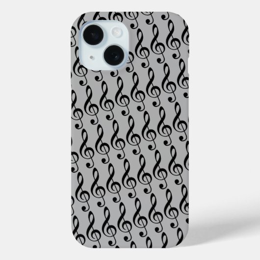 Treble Clefs Case-Mate iPhone Hülle (Rückseite)