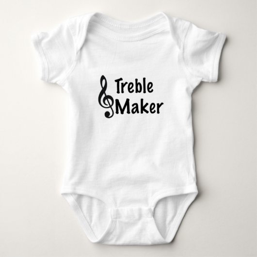 Treble Maker Baby Bodysuit Strampler (Vorderseite)