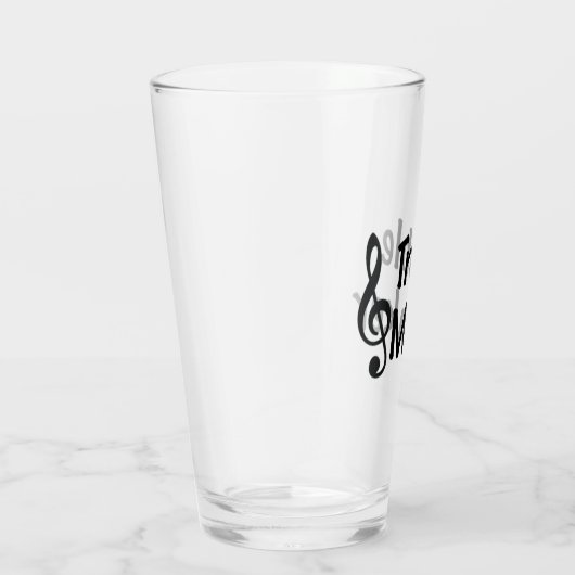 Treble Maker Music Spaß Treble Clef Glas (Rechts)
