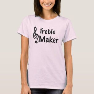Treble Maker Music Spaß Treble Clef T-Shirt