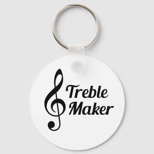 Treble Maker Musical Spaß Schlüsselanhänger (Vorderseite)