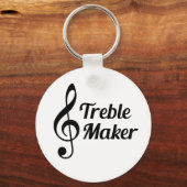 Treble Maker Musical Spaß Schlüsselanhänger (Vorderseite)