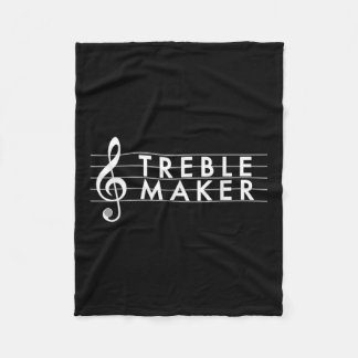 Treble Maker - Musikerin für die sonnige Musik Fleecedecke