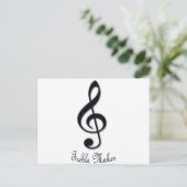 Treble Maker Postkarte (Stehend Vorderseite)