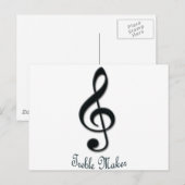 Treble Maker Postkarte (Vorne/Hinten)